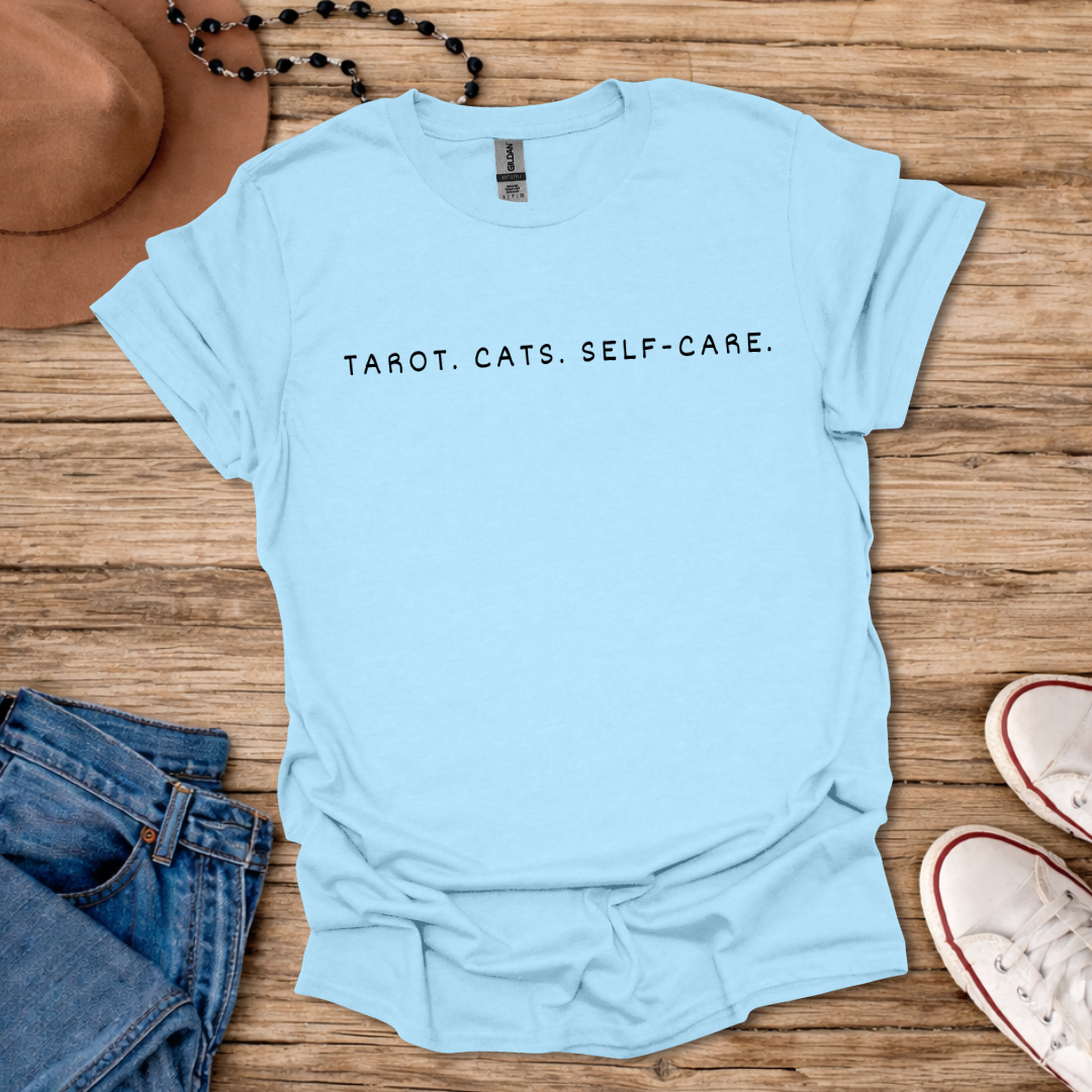 Tarot Cats Self-Care T-Shirt