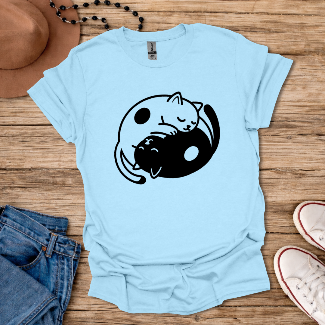 Yin Yang Cats T-Shirt