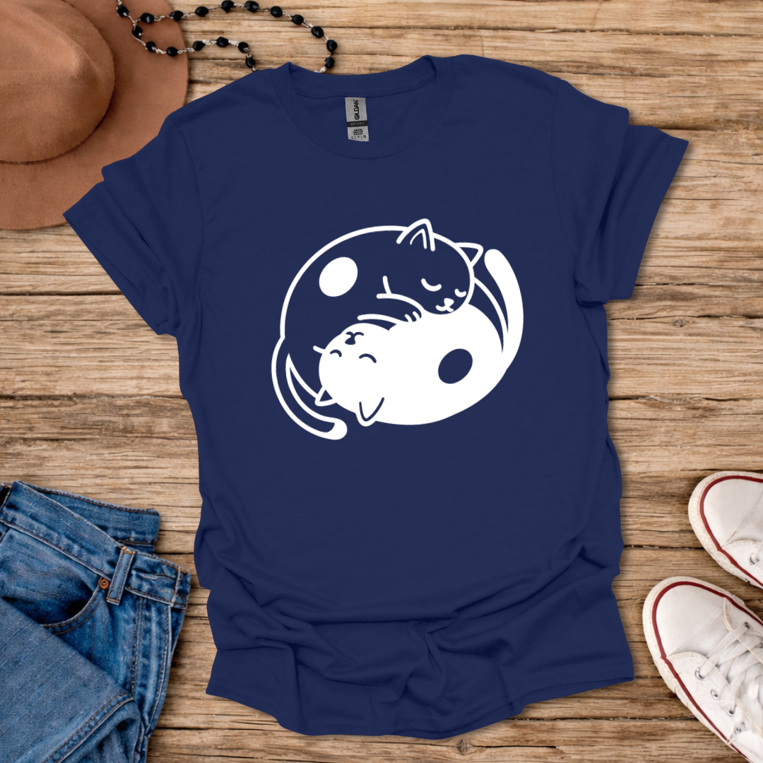 Yin Yang Cats T-Shirt