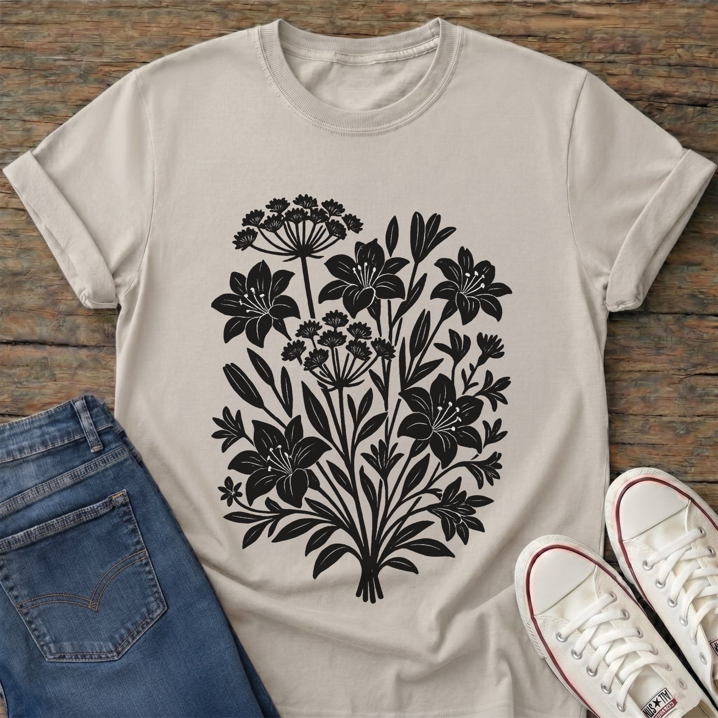 Gathered Softly T-Shirt